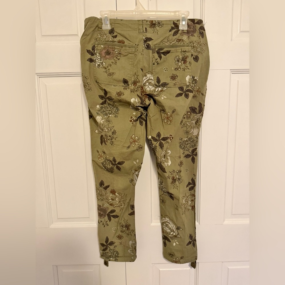 Democracy Flex-Ellent Floral Print Utility Cargo Pants Size 10 - Picture 3 of 8